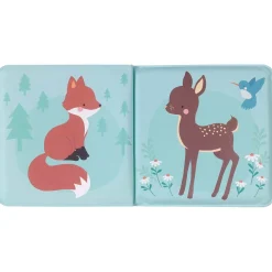 Kinderboeken|Badspeelgoed*A Little Lovely Company badboekje Bosvriendjes Green