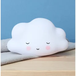 Nachtlampjes*A Little Lovely Company nachtlampje wolk wit