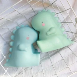 Nachtlampjes*A Little Lovely Company nachtlampje T-Rex mint