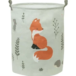 Manden & Dozen*A Little Lovely Company opbergmand forest friends groen