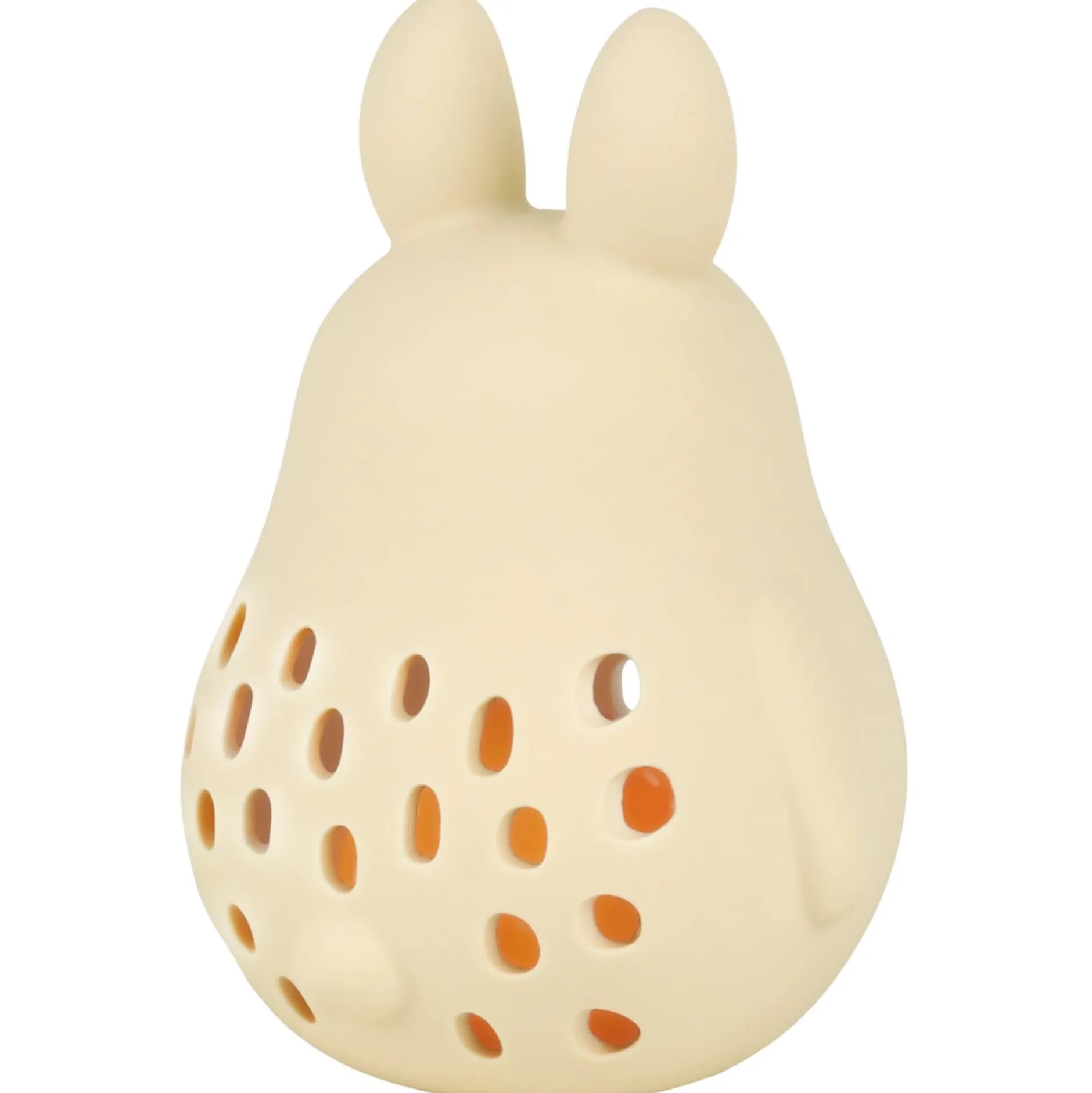 Feestartikelen|Kraamcadeaus*A Little Lovely Company silicone rammelaar konijn Off-White