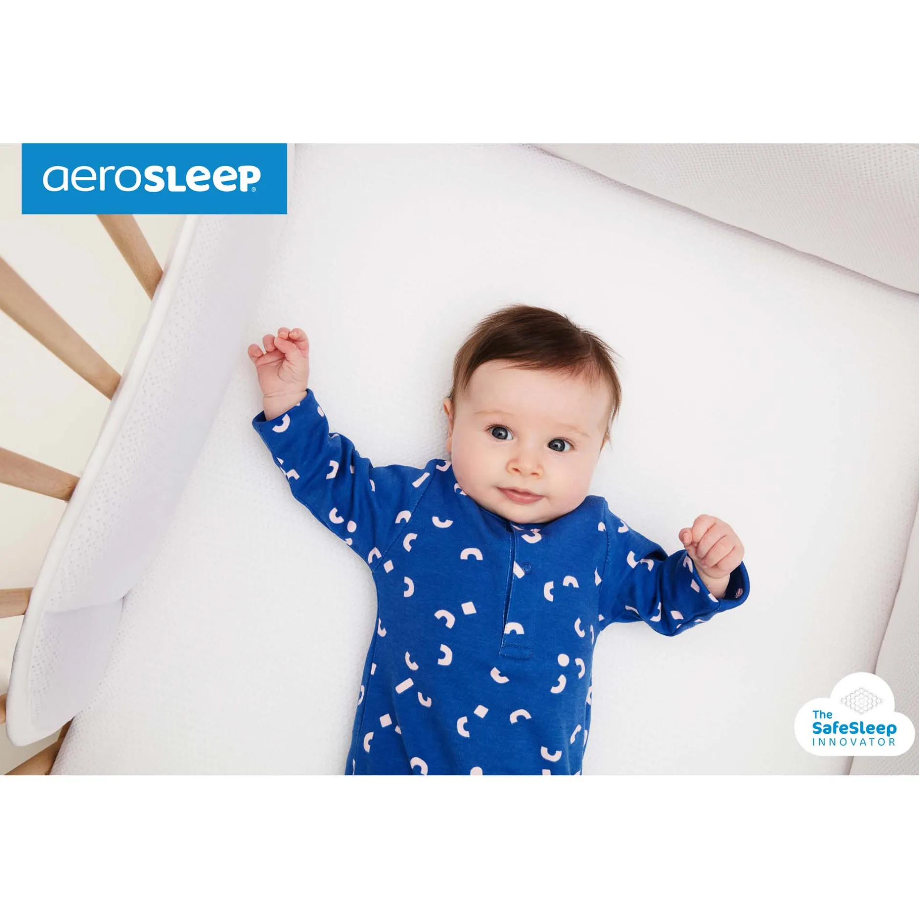 Veilig Slapen|Babynestjes*Aerosleep bedbumper White