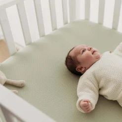 Veilig Slapen|Toppers*Aerosleep hoeslaken ledikant Olivegreen