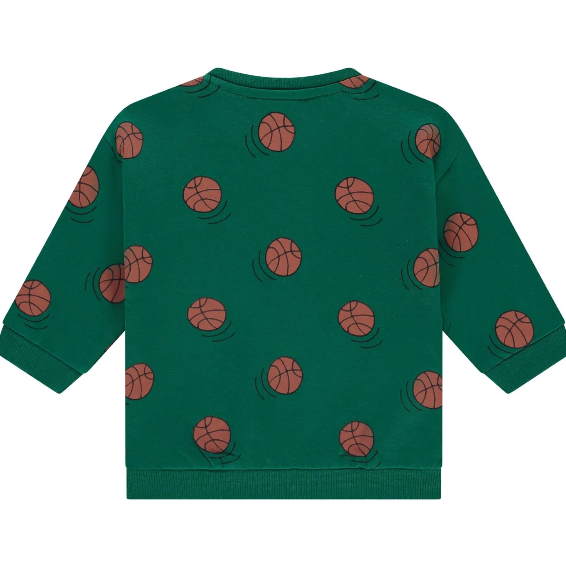 Truien & Vesten|Truien & Sweaters*Babyface baby sweater lange mouwen all over print groen Bottle Green
