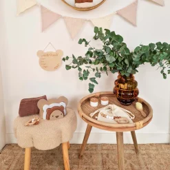 Feestartikelen|Kraamcadeaus*BamBam houten muurhanger Beer Onbehandeld/Naturel