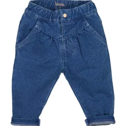 Broeken & Leggings|Jeans*Bess baby broek effen denim Mid Blue Denim