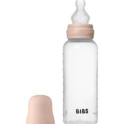 Flesjes*Bibs babyfles met siliconen speen - medium flow 270ml transparant