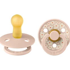 Fopspenen|Fopspenen & Accessoires*Bibs fopspeen Studio Round size 2 - 2 stuks Blossom Pink