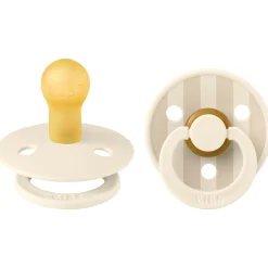 Fopspenen|Fopspenen & Accessoires*Bibs fopspeen Studio Round Size 1 - 2 stuks Beigebrown