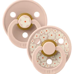 Fopspenen|Fopspenen & Accessoires*Bibs fopspeen Studio Round Size 1 - 2 stuks Blossom Pink