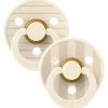Fopspenen|Fopspenen & Accessoires*Bibs fopspeen Studio Round size 2 - 2 stuks Beigebrown