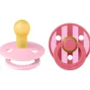 Fopspenen|Fopspenen & Accessoires*Bibs Studio fopspeen latex maat 1 - 2 stuks Pink