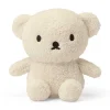 Knuffels*Nijntje Bon Ton Toys Boris Beer knuffel terry 17cm Off-White