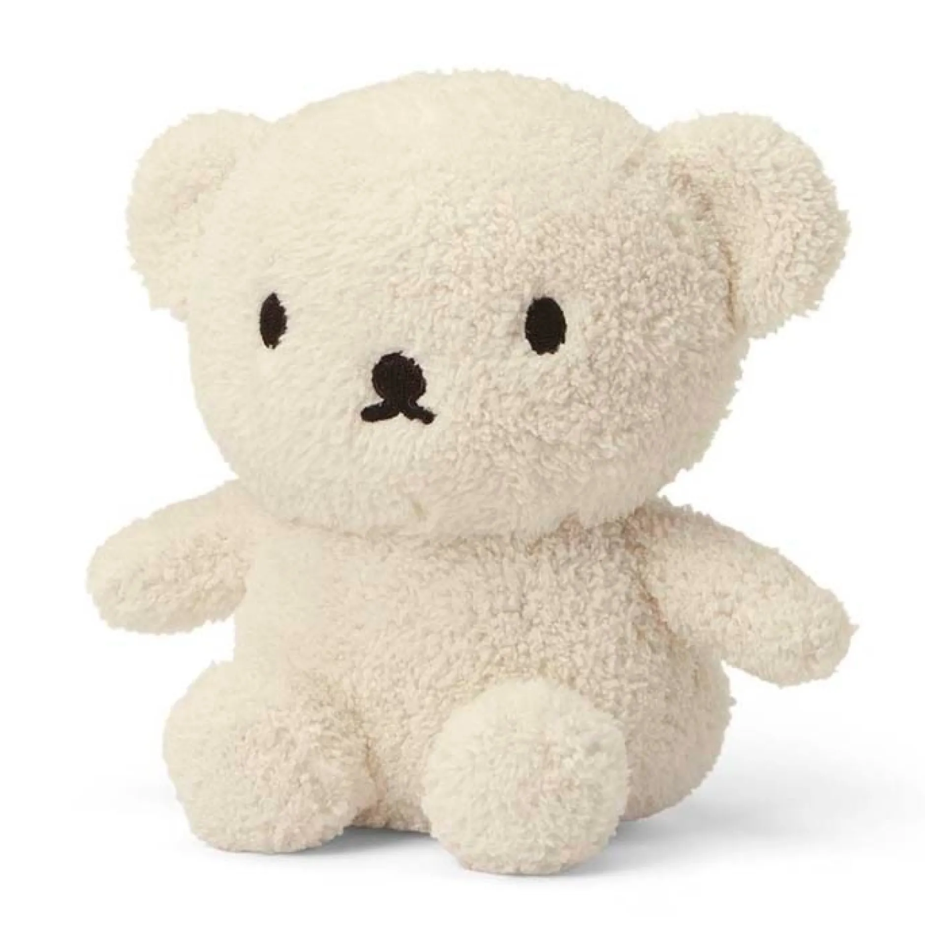 Knuffels*Nijntje Bon Ton Toys Boris Beer knuffel terry 17cm Off-White