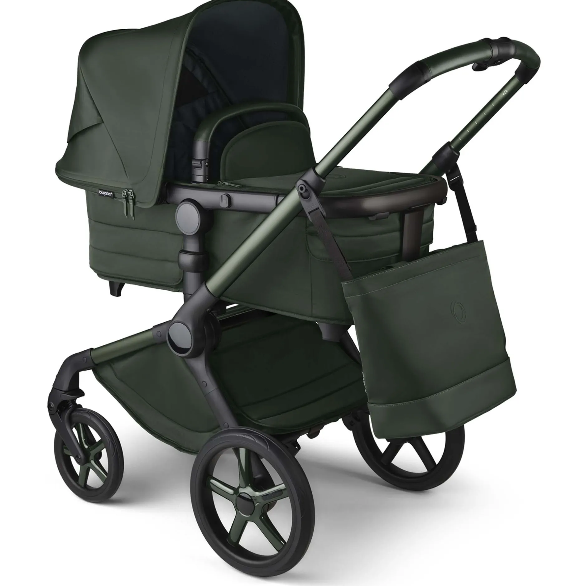 Luiertassen*Bugaboo changing bag Noir Limited Edition Black Moonlight Midnight Green