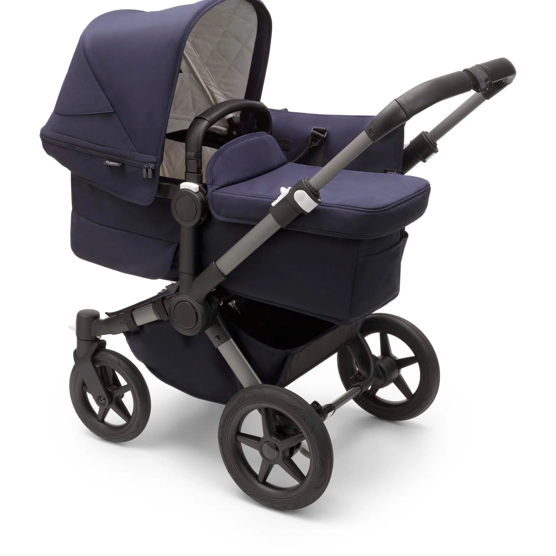 Kinderwagens*Bugaboo Donkey5 Classic Mono compleet Graphite Dark Navy
