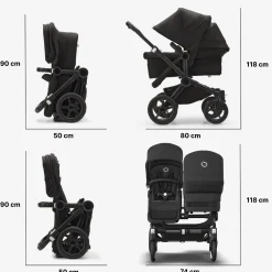 Duo Kinderwagens*Bugaboo Donkey5 Duo compleet Forest Green