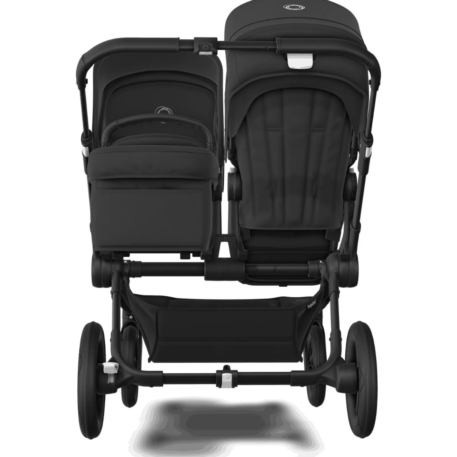 Duo Kinderwagens|Kinderwagens*Bugaboo Donkey5 Duo compleet Midnight Black