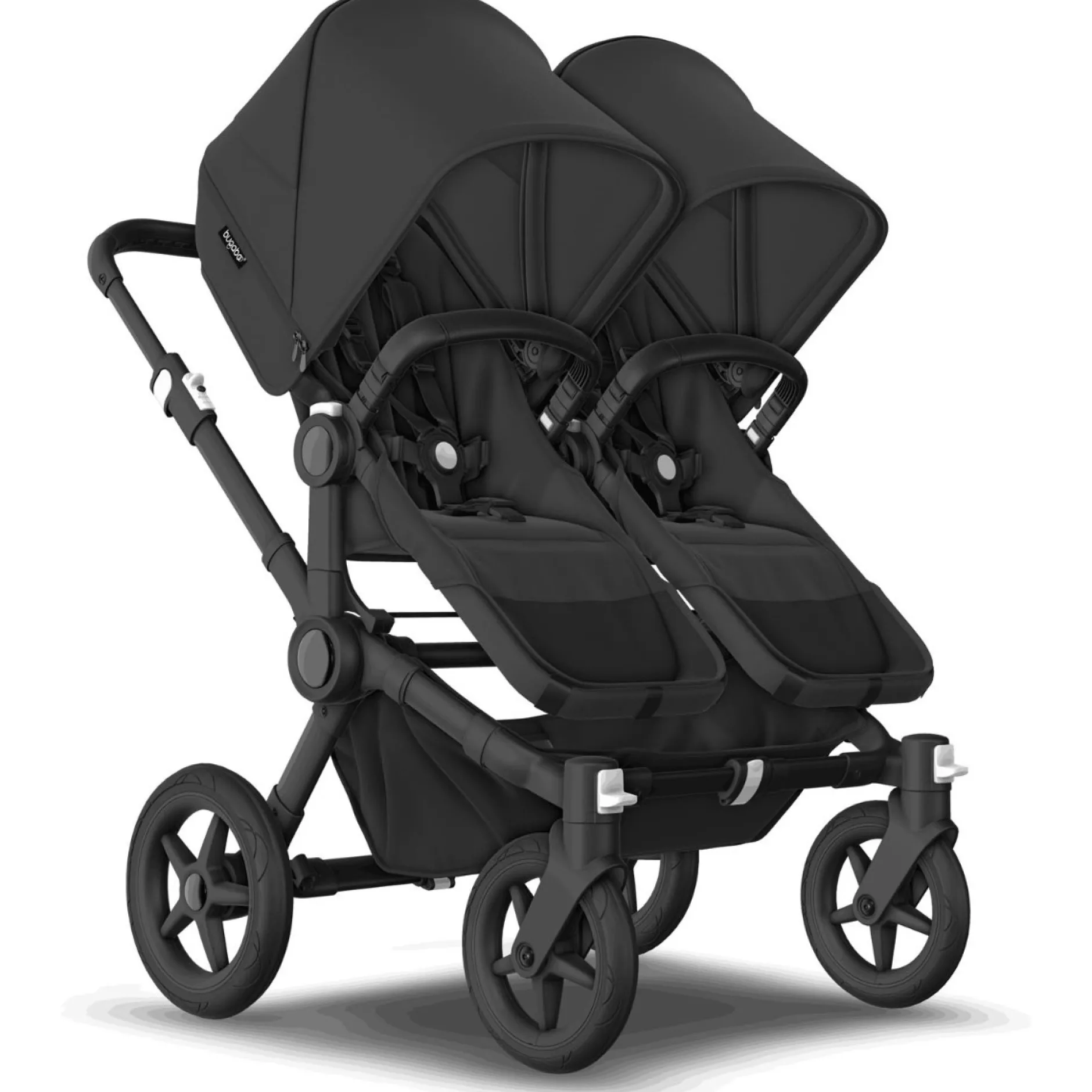 Duo Kinderwagens|Kinderwagens*Bugaboo Donkey5 Duo compleet Midnight Black
