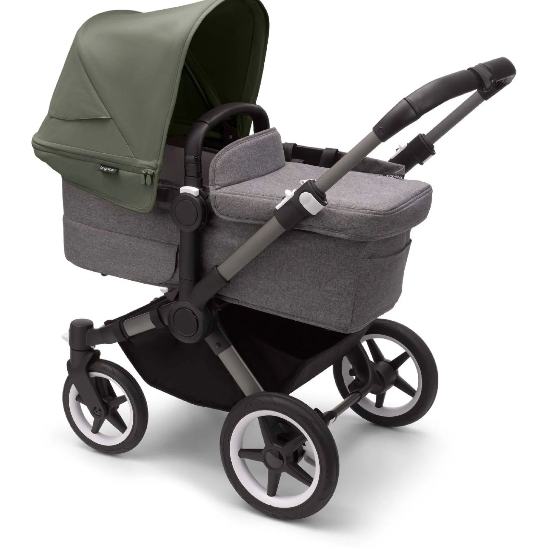 Kinderwagens*Bugaboo Donkey5 Mono compleet Graphite Grey Melange