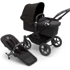 Kinderwagens*Bugaboo Donkey5 Mono compleet Black Midnight Black