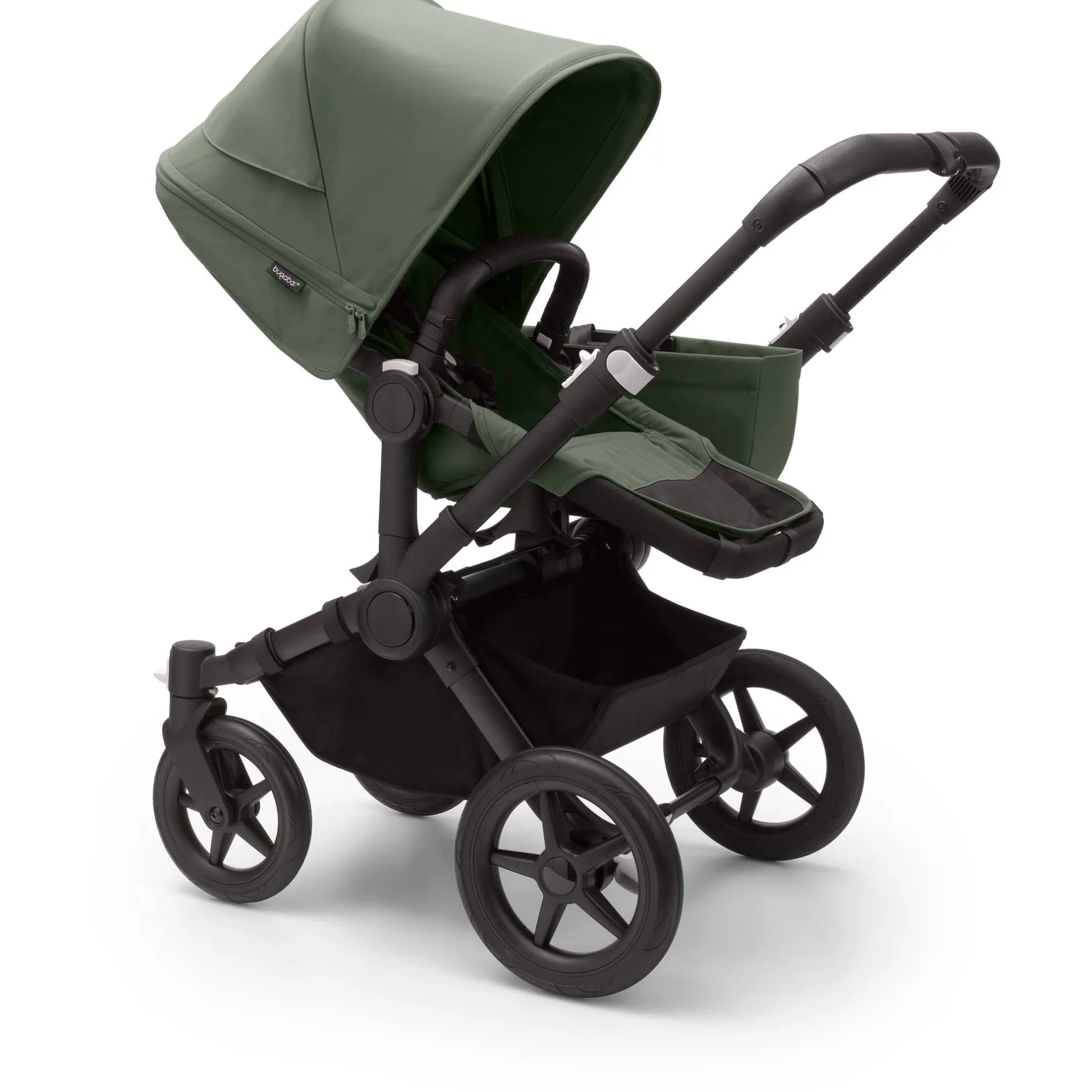 Kinderwagens*Bugaboo Donkey5 Mono compleet Black Forest Green