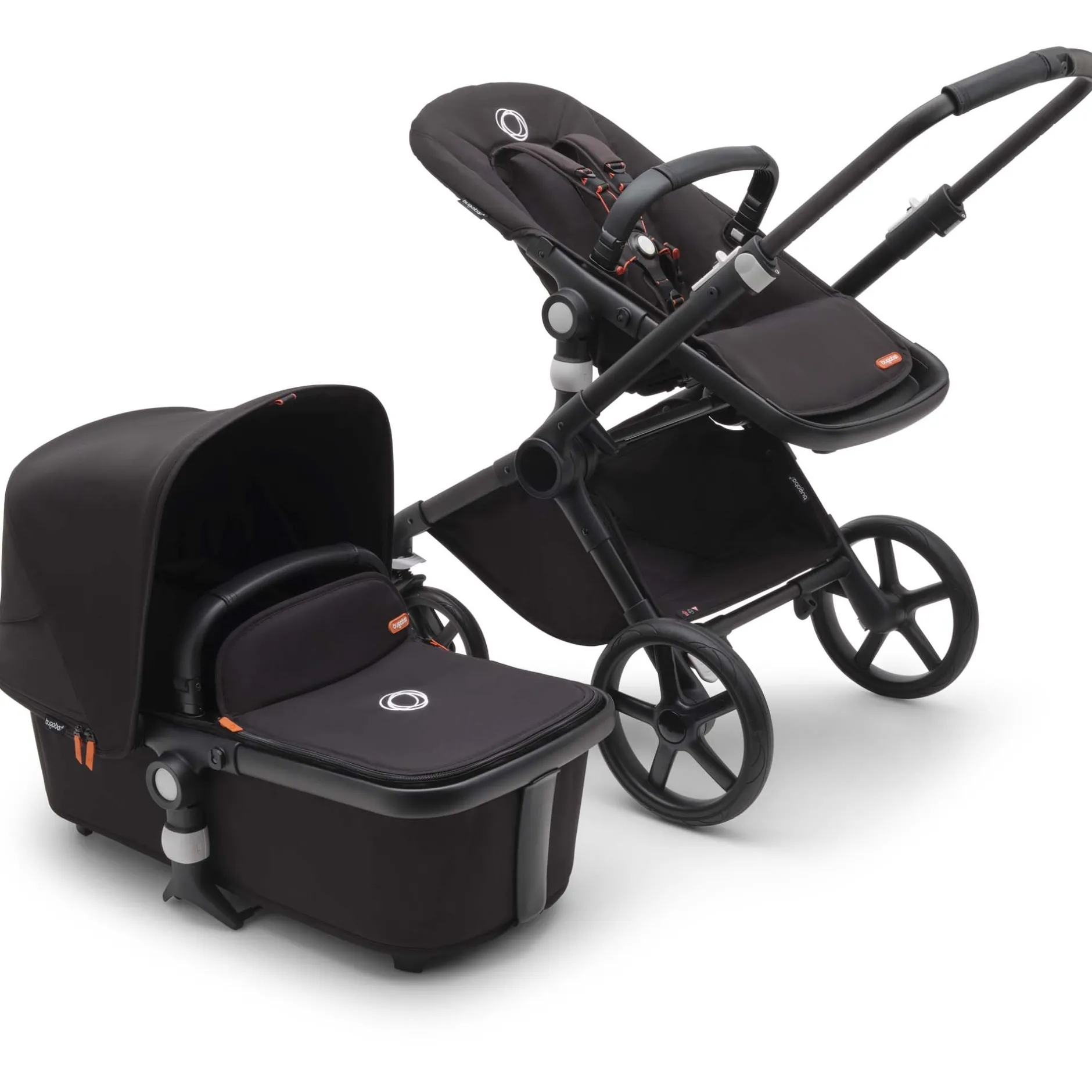 Kinderwagens*Bugaboo Fox Cub Black Midnight Black