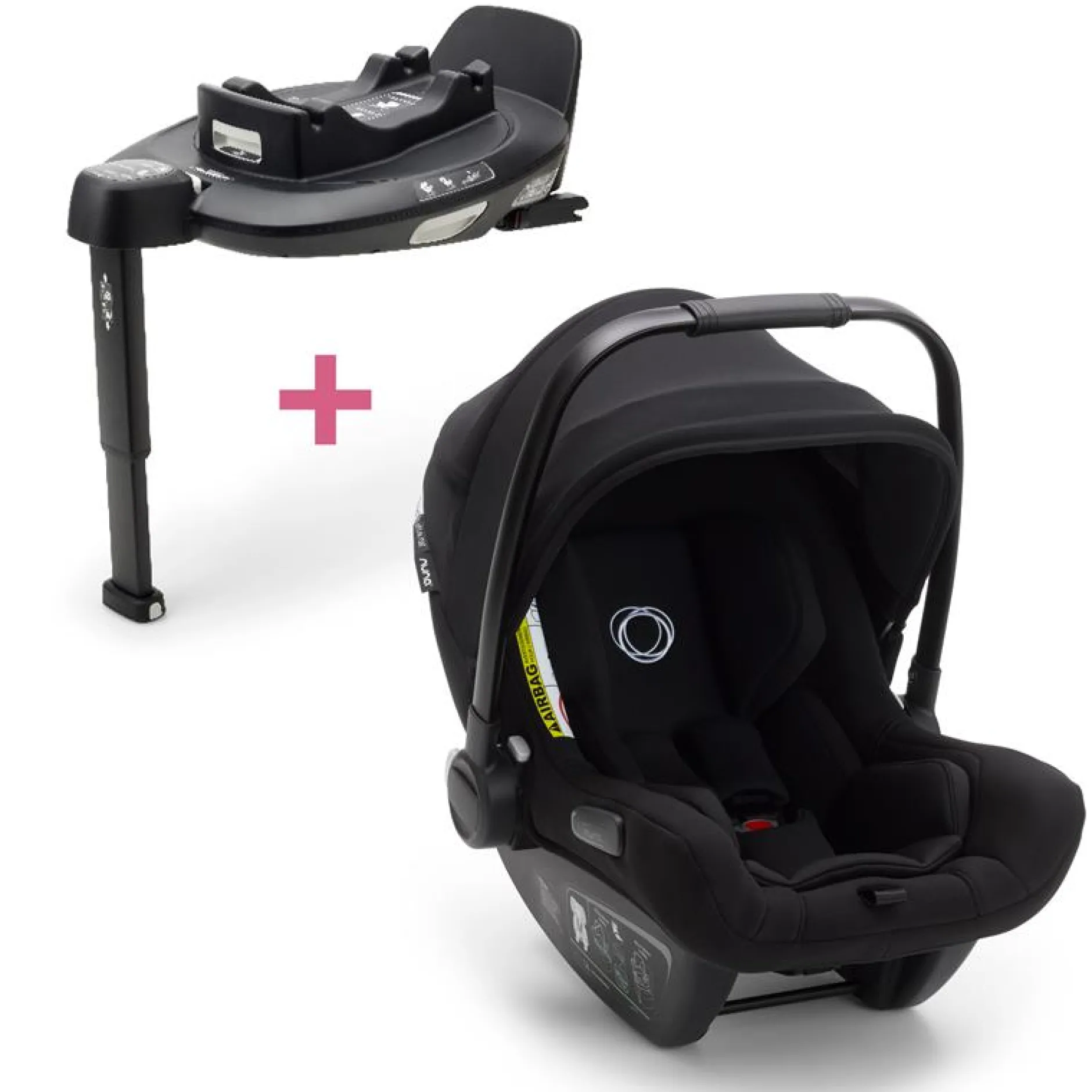 Autostoel Bases|Autostoelen Groep 0*Bugaboo Bundel Turtle Air black & 360 base