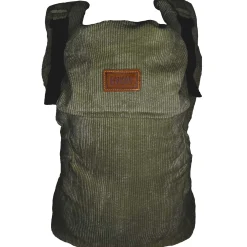 Draagzakken & Doeken*ByKay Click Carrier Deluxe Ribbed Velvet Moss Green