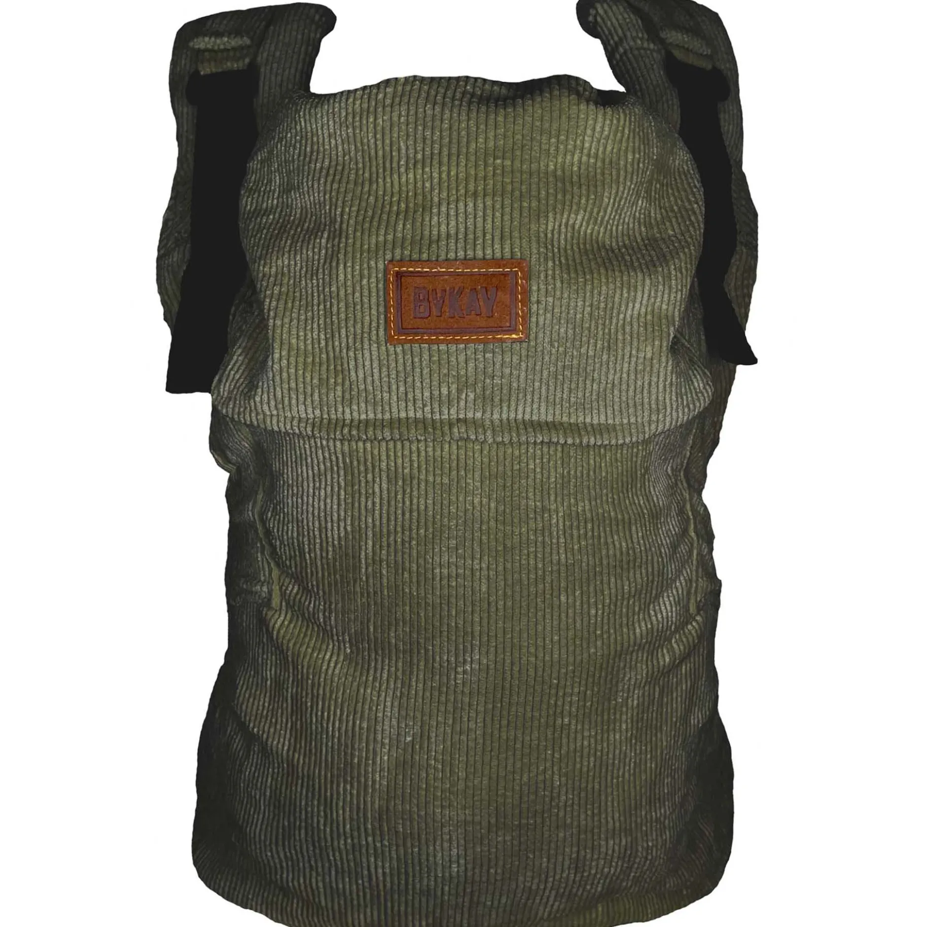 Draagzakken & Doeken*ByKay Click Carrier Deluxe Ribbed Velvet Moss Green