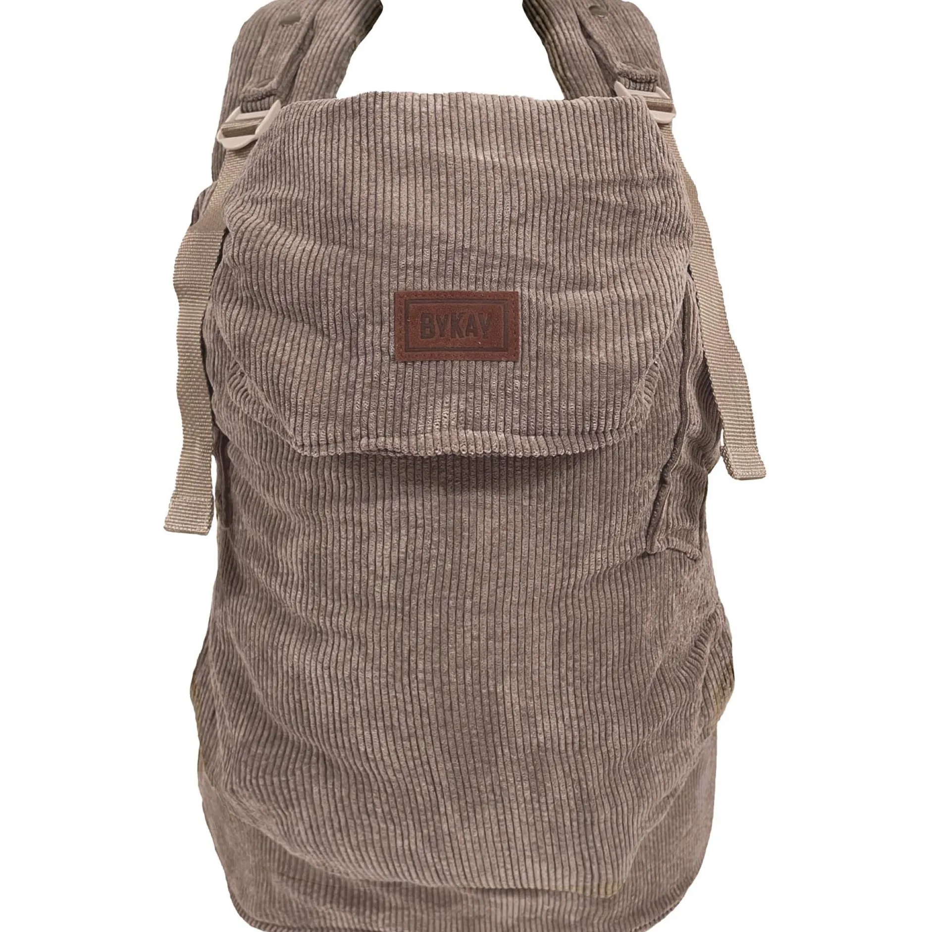 Draagzakken & Doeken*ByKay Click Carrier Deluxe Rib Dark Oat