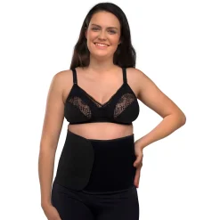 Buikbanden*Carriwell Belly Binder sluitband   zwart Black