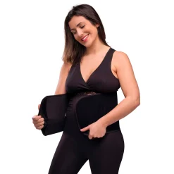 Buikbanden*Carriwell Belly Binder sluitband   zwart Black