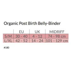 Buikbanden*Carriwell Belly Binder sluitband   zwart Black