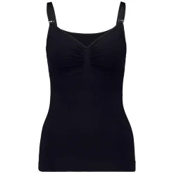 Voedingstops|Shirts & Tops*Carriwell corrigerend voedingshemd spaghettibandjes effen zwart Black