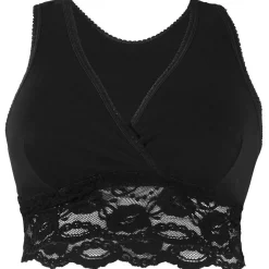 Borstkolven|Bh's*Carriwell slaapbh effen zwart Black