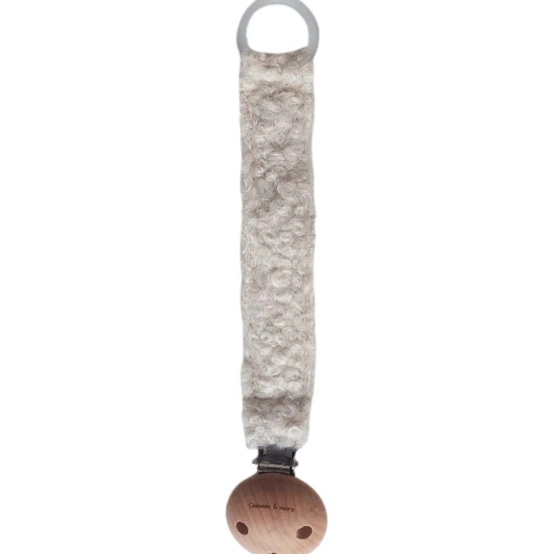 Speenkoorden|Fopspenen & Accessoires*Chewies & more speenkoord Teddy wit