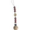Speenkoorden|Fopspenen & Accessoires*Chewies & more speenkoord Leaf roze