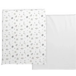 Hoeslakens*Chicco Next2Me Forever katoen hoeslakens 2-pack wit