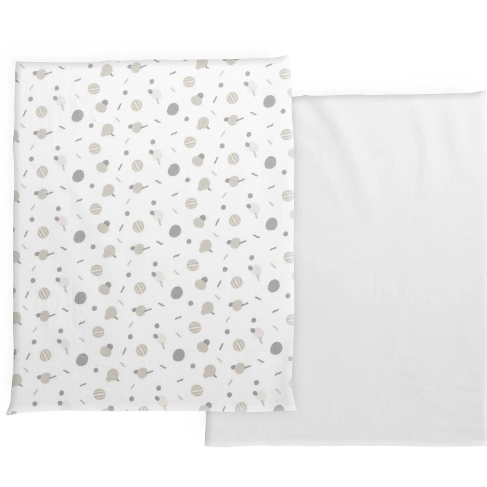 Hoeslakens*Chicco Next2Me katoen hoeslakens 2-pack wit