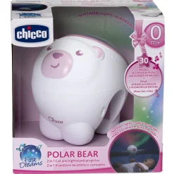 Nachtlampjes*Chicco Polarbear Northernlight roze