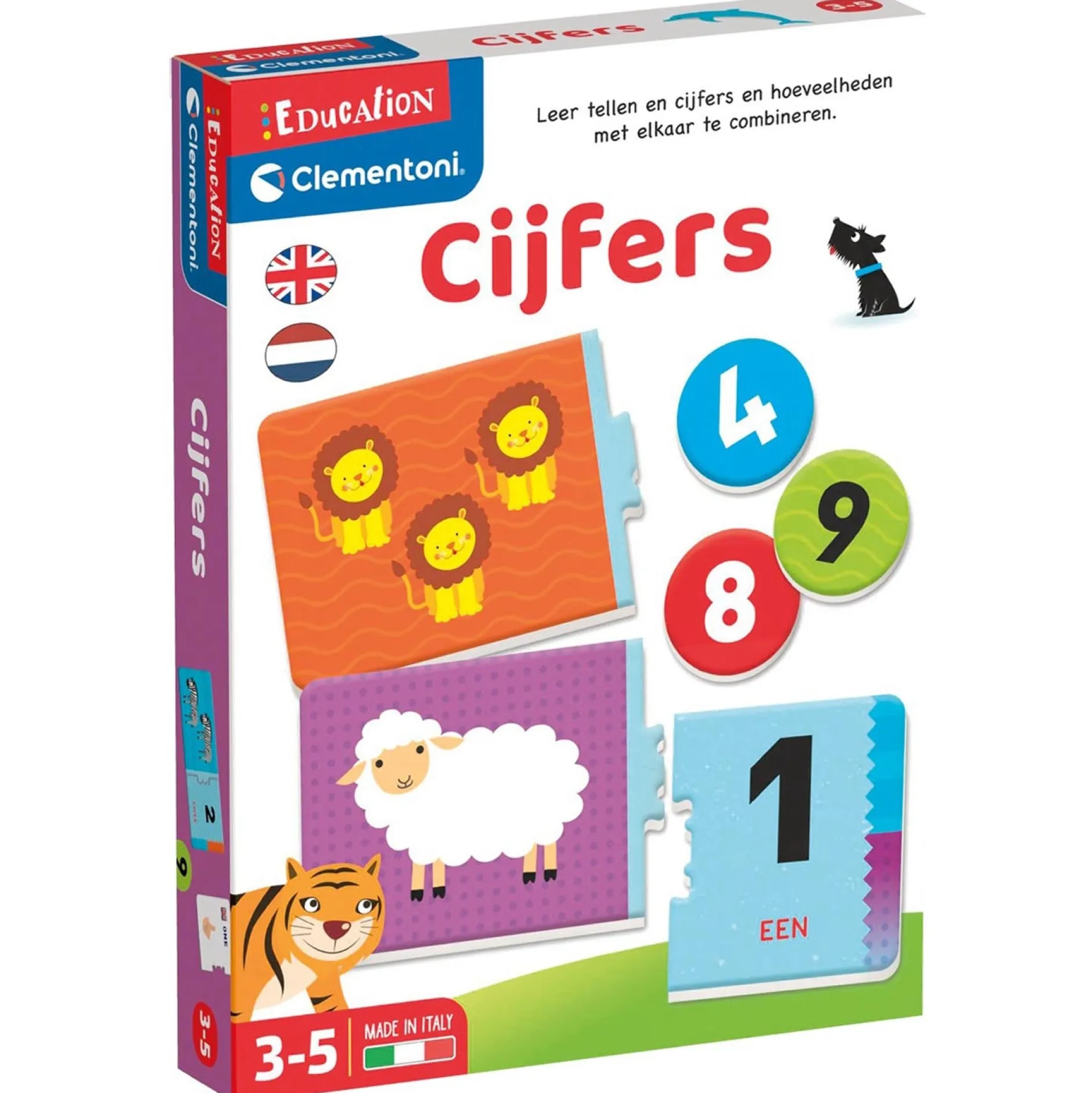 Puzzels & Spellen*Clementoni Education cijfers Multi