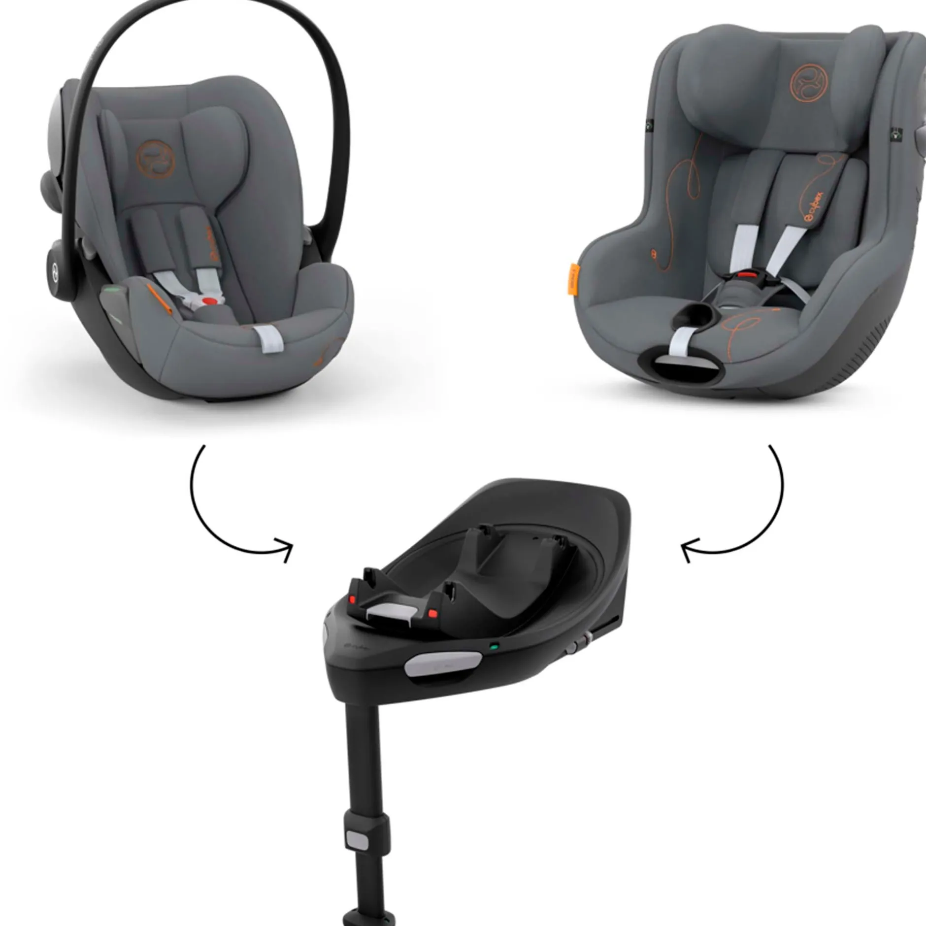 Autostoel Bases|Autostoelen Groep 0*Cybex Base G isofix base Black