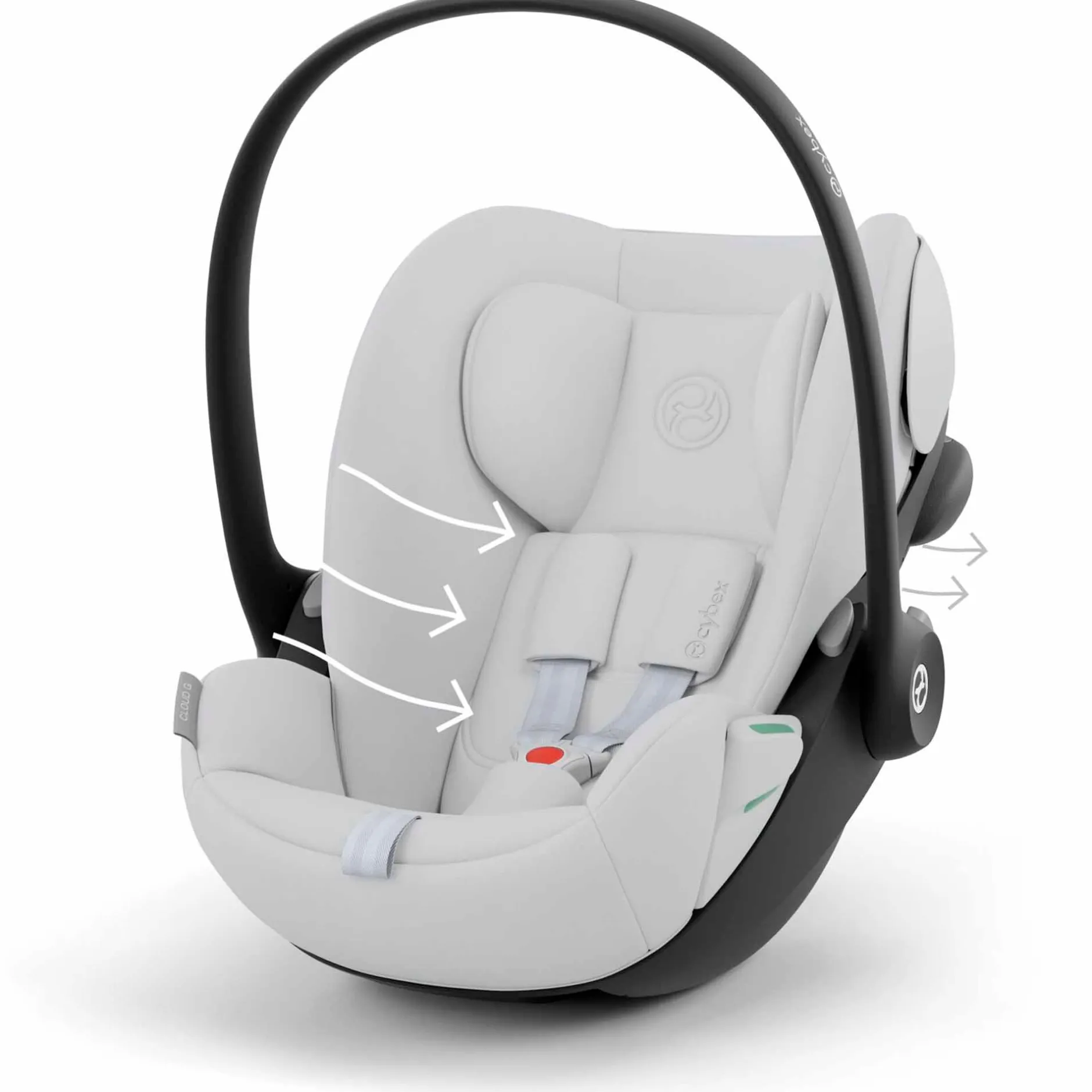 Autostoelen Groep 0*Cybex Cloud G i-Size Fog Grey