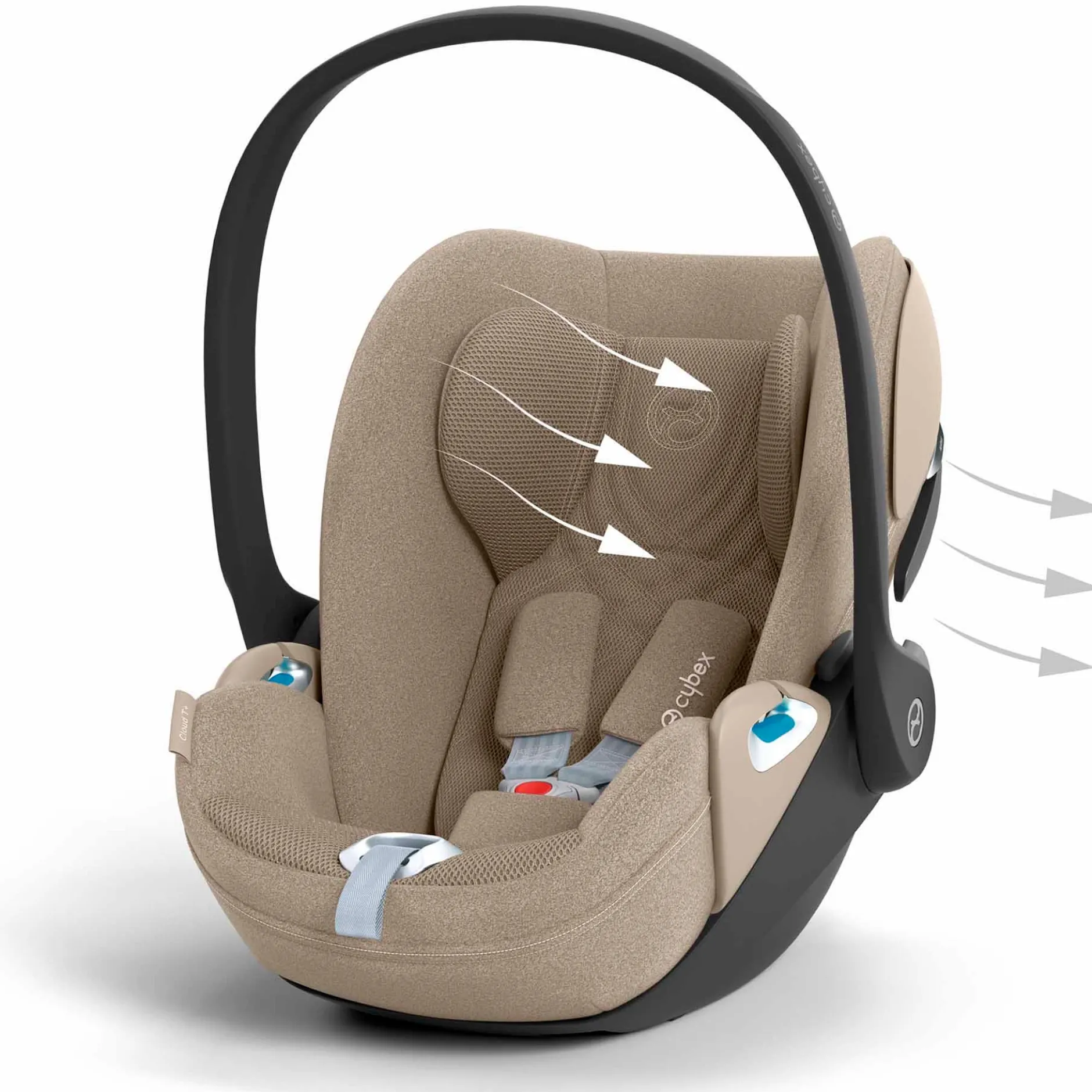 Autostoelen Groep 0*Cybex Cloud T i-Size plus Cozy Beige