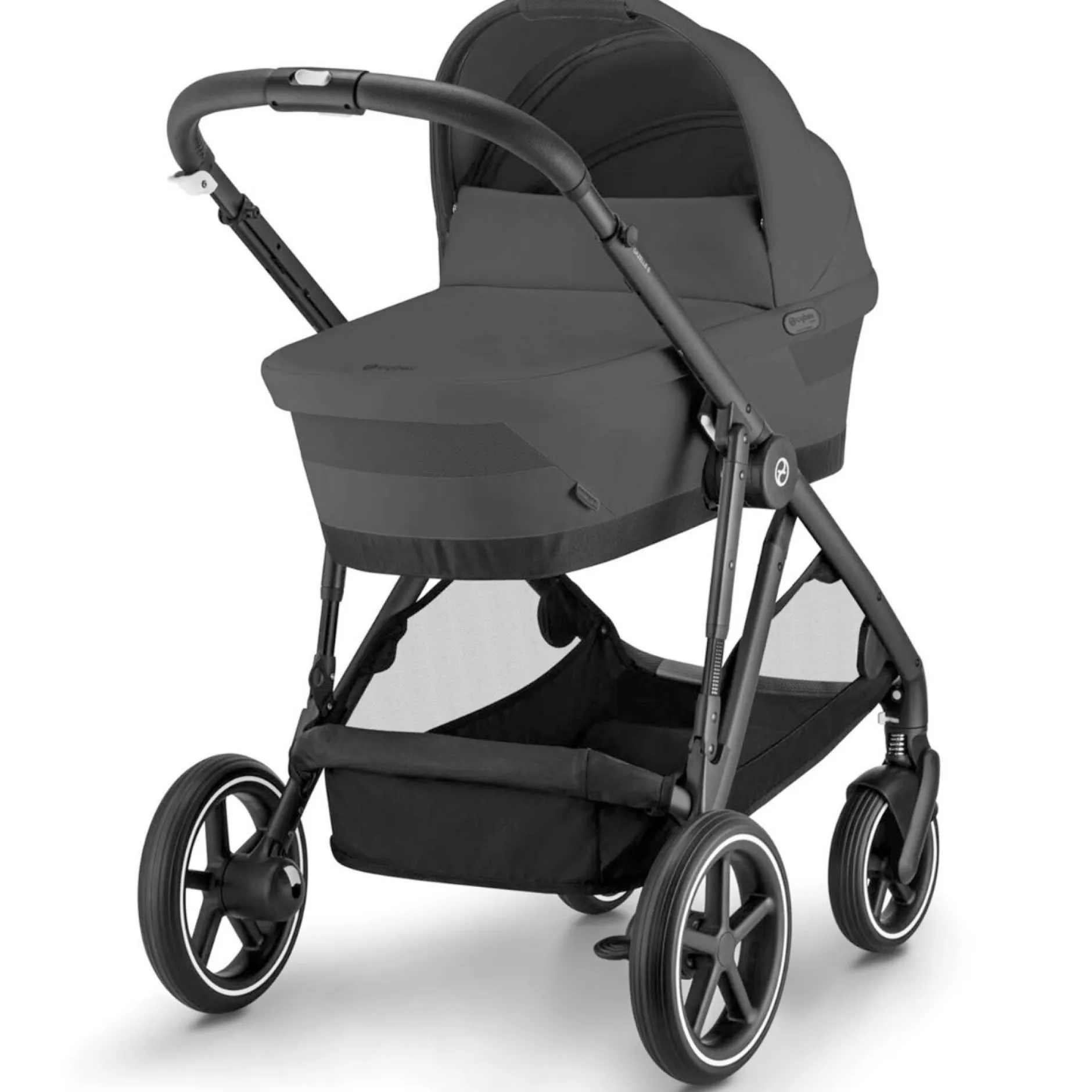 Duo Kinderwagens*Cybex Gazelle S Duo compleet Moon Black