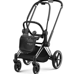 Kinderwagens*Cybex Priam4 compleet Chrome met zwarte handvatten Mirage Grey