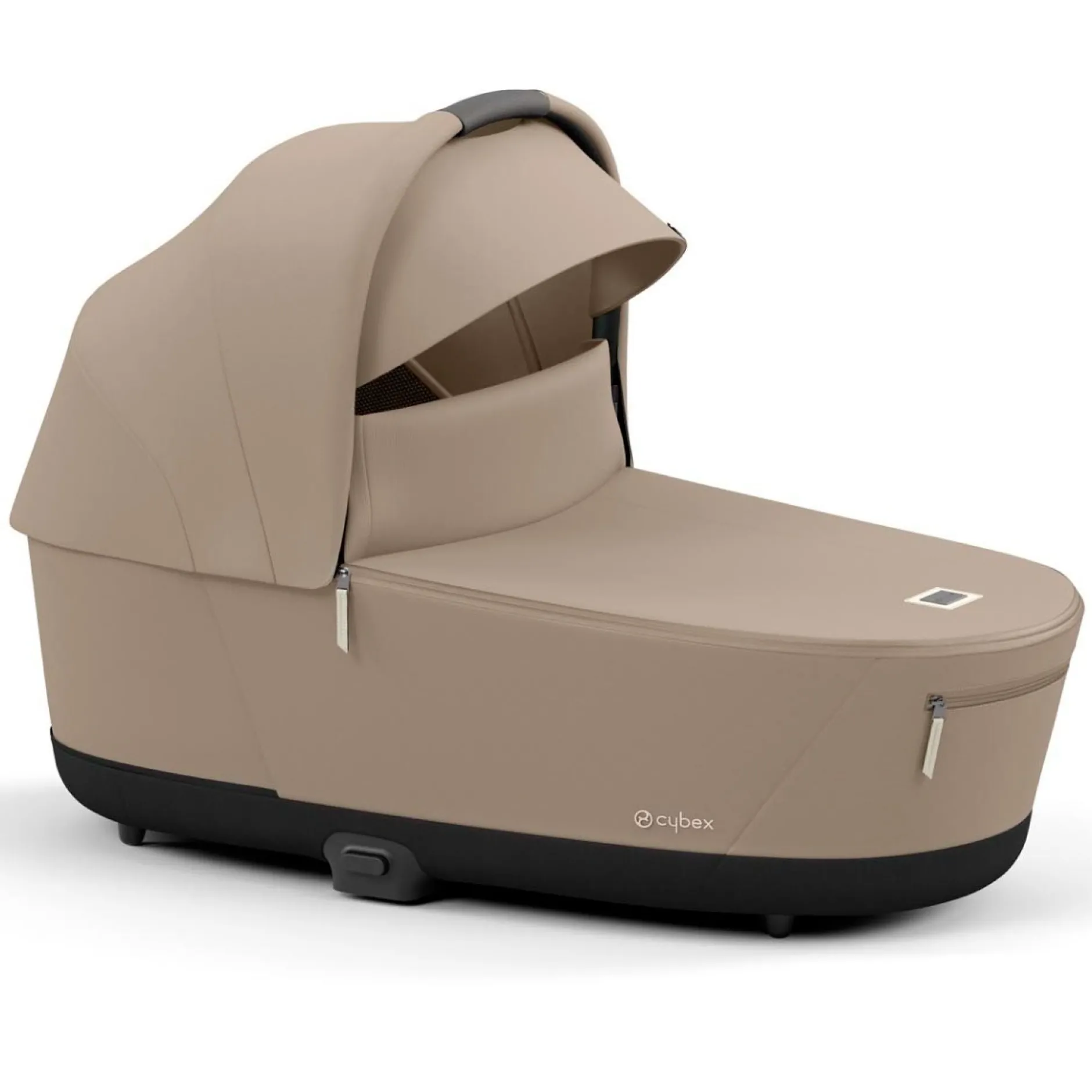 Kinderwagens*Cybex Priam4 compleet Chrome met bruine handvatten Cozy Beige