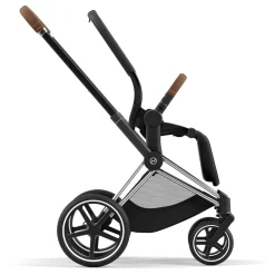 Kinderwagens*Cybex Priam4 compleet Chrome met bruine handvatten Mirage Grey