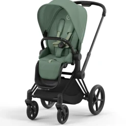 Kinderwagens*Cybex Priam4 compleet Matt Black frame Leaf Green